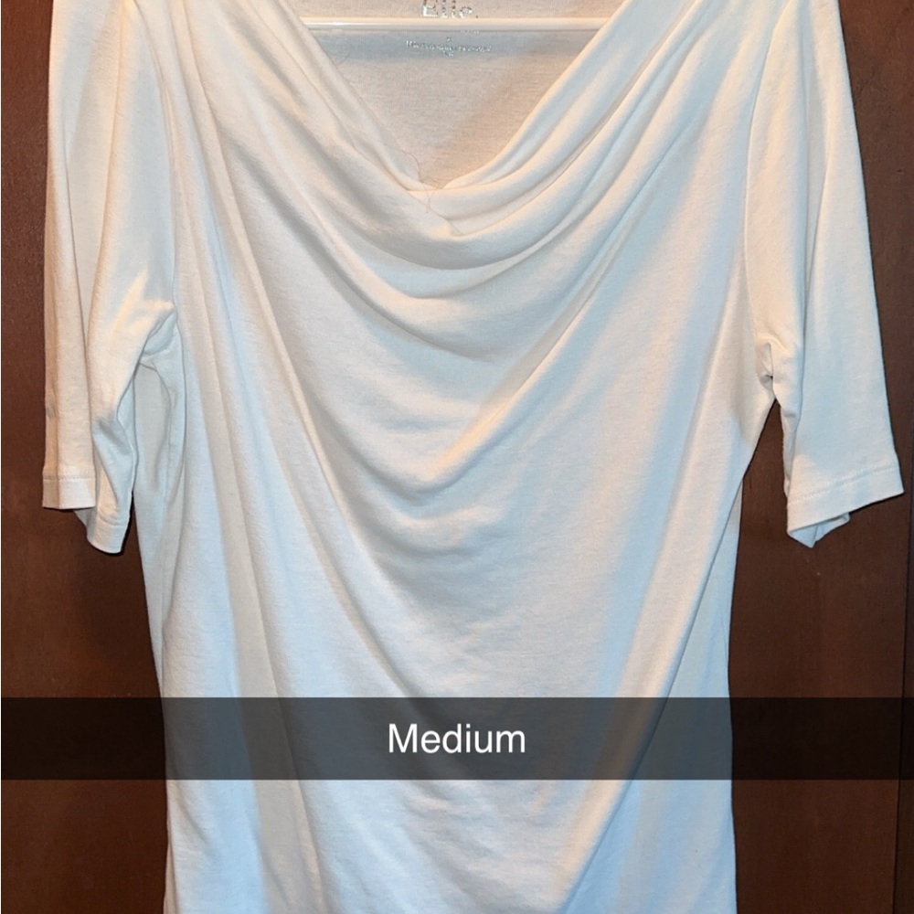 White Draped Top